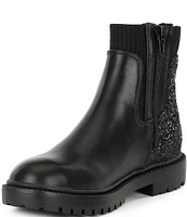 Steve Madden Girls' J-Lilyana Glitter Leather Boots (Youth)