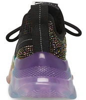 Steve Madden Girls' Maxima-R Rhinestone Detail Chunky Sneakers (Youth)