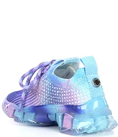 Steve Madden Girls' J-Miss Rainbow Ombre Rhinestone Sneakers (Infant)