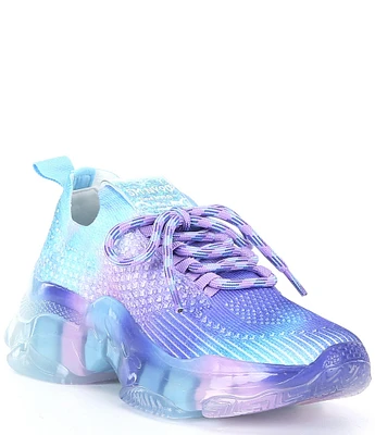 Steve Madden Girls' J-Miss Rainbow Ombre Rhinestone Sneakers (Youth)