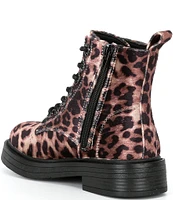 Steve Madden Girls' J-Nolita Cheetah Print Moto Boots (Youth)