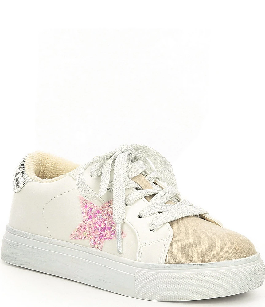 Steve Madden Girls' J-Rezume Glitter Star Sneakers (Youth)