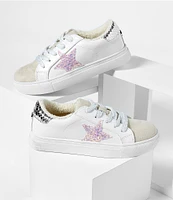 Steve Madden Girls' J-Rezume Glitter Star Sneakers (Youth)