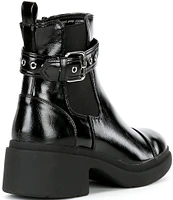 Steve Madden Girls' Kiki Buckle Moto Boots (Youth)