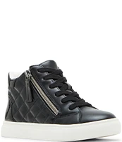 Steve Madden Girls' Riff Zip Quilted Sneakers (Youth)