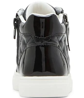 Steve Madden Girls' Riff Zip Quilted Sneakers (Youth)