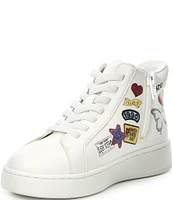 Steve Madden Girls' T-Beta Sneaker High Top Sneakers (Infant)