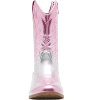 Steve Madden Girls' T-Dollie Metallic Ombre Western Boots (Infant)