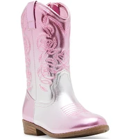 Steve Madden Girl's T-Dollie Metallic Ombre Western Boots (Toddler)