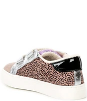 Steve Madden Girls' T-Rezume Metallic Cheetah Sneakers (Toddler)