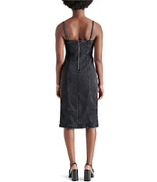 Steve Madden Giselle Denim Scoop Neck Sleeveless Dress