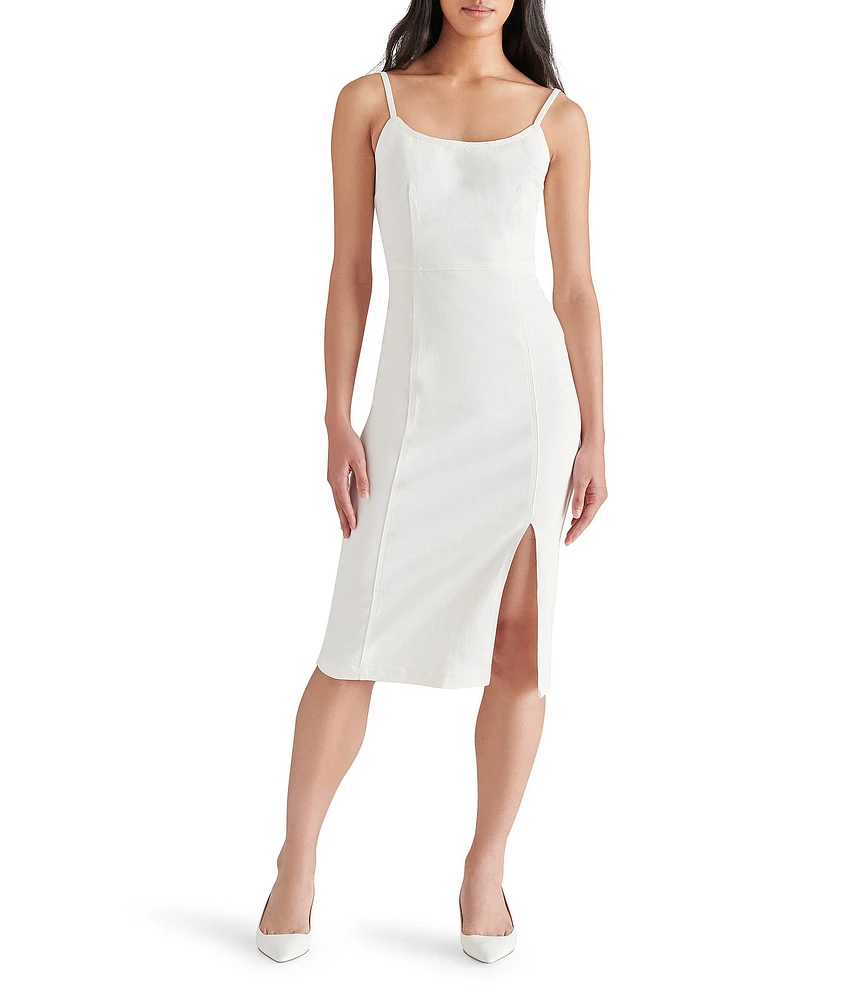 Steve Madden Giselle Denim Scoop Neck Sleeveless Dress