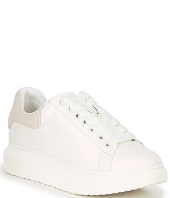 Steve Madden Glacer Suede Heel Platform Sneakers