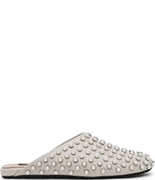 Steve Madden Glimmer Pearl Studded Flat Mules