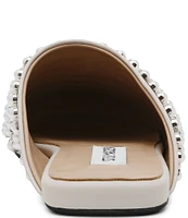 Steve Madden Glimmer Pearl Studded Flat Mules