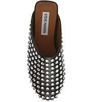 Steve Madden Glimmer Rhinestone Studded Flat Mules