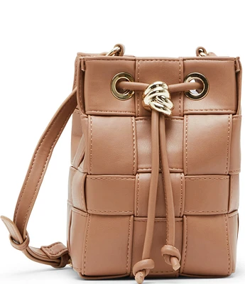 Steve Madden Bjamie Gold Hardware Drawstring Bucket Crossbody Bag