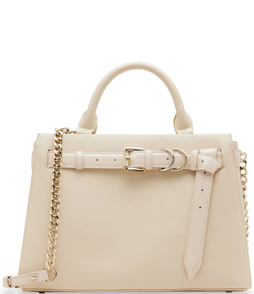 Steve Madden Roxanne Gold Hardware Satchel Bag