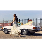 Steve Madden Gracie Lace V-Neckline Sleeveless Slip Maxi Dress