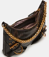 Steve Madden Graya Roller Bronze Buckle Shoulder Bag