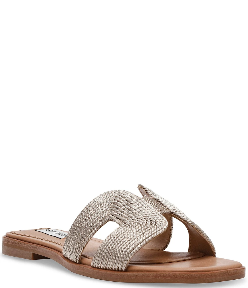 Steve Madden Hadyn-B Braided Flat Slide Sandals