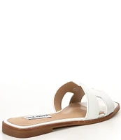 Steve Madden Hadyn Leather Flat Slide Sandals