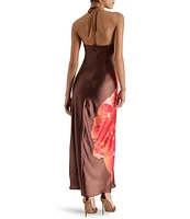 Steve Madden Halter Neck Floral Maxi Dress