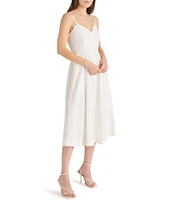 Steve Madden Harley Sweetheart Neck Sleeveless Midi Dress