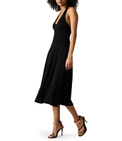 Steve Madden Hazel Halter Neck Sleeveless Midi Dress