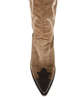 Steve Madden Ignite Suede Knee-High Western Boots