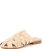 Steve Madden Jansen Suede Woven Mules