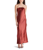 Steve Madden Jessamine Strapless Slip Maxi Dress