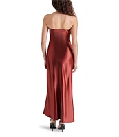 Steve Madden Jessamine Strapless Slip Maxi Dress