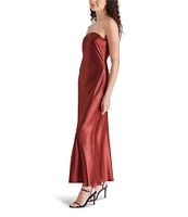 Steve Madden Jessamine Strapless Slip Maxi Dress