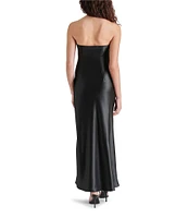 Steve Madden Jessamine Strapless Slip Maxi Dress