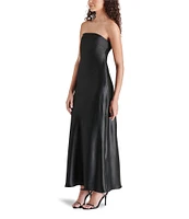 Steve Madden Jessamine Strapless Slip Maxi Dress