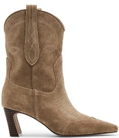 Steve Madden Josefine Suede Western Booties