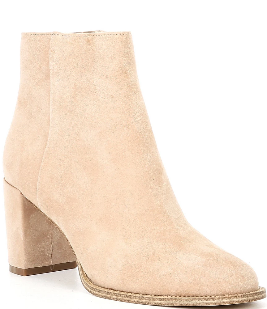 Steve Madden Jozie Suede Block Heel Booties