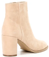 Steve Madden Jozie Suede Block Heel Booties