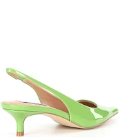 Steve Madden Kari Patent Slingback Kitten Heel Pumps