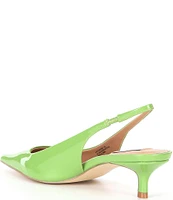 Steve Madden Kari Patent Slingback Kitten Heel Pumps