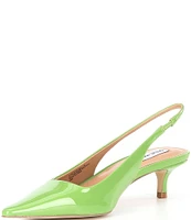 Steve Madden Kari Patent Slingback Kitten Heel Pumps