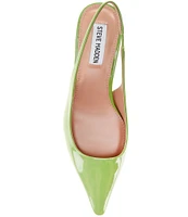 Steve Madden Kari Patent Slingback Kitten Heel Pumps