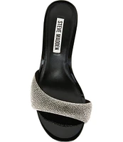 Steve Madden Kieran Rhinestone Embellished Slide Dress Heels