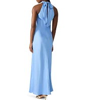 Steve Madden Lara High Neck Sleeveless Maxi Dress