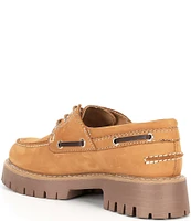 Steve Madden Lavine Nubuck Suede Lug Sole Loafers