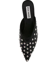 Steve Madden Leanna Leather Studded Dress Slides