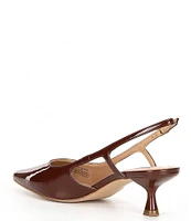 Steve Madden Legaci Patent Kitten Heel Slingback Pumps