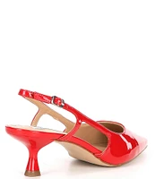 Steve Madden Legaci Patent Kitten Heel Slingback Pumps