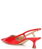 Steve Madden Legaci Patent Kitten Heel Slingback Pumps